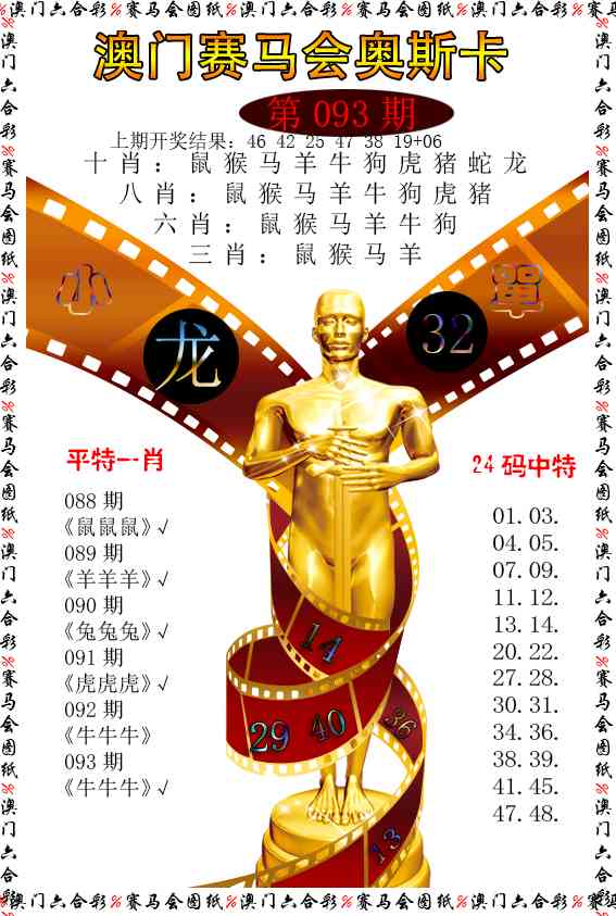 093期新奥斯卡[图]